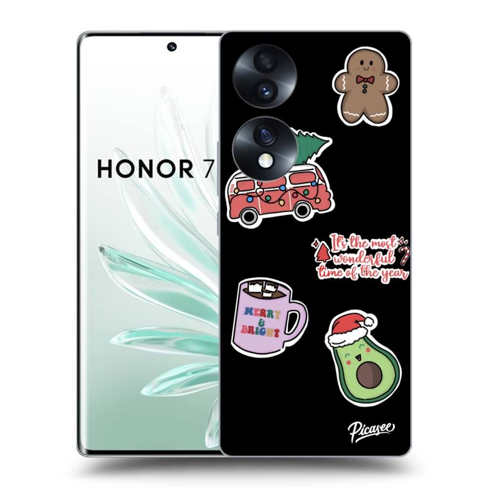 Picasee ULTIMATE CASE za Honor 70 - Christmas Stickers
