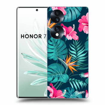 Picasee ULTIMATE CASE za Honor 70 - Pink Monstera