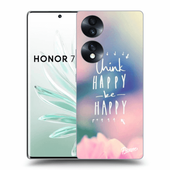 Picasee silikonski prozorni ovitek za Honor 70 - Think happy be happy