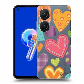 Ovitek za Asus Zenfone 9 - Colored heart