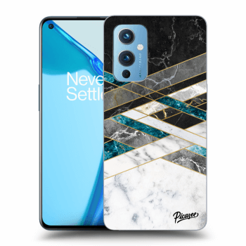 Ovitek za OnePlus 9 - Black & White geometry