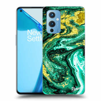 Picasee ULTIMATE CASE za OnePlus 9 - Green Gold