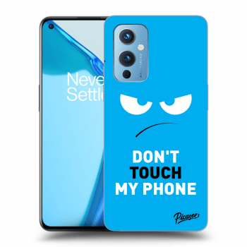 Ovitek za OnePlus 9 - Angry Eyes - Blue