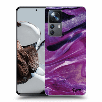 Ovitek za Xiaomi 12T - Purple glitter