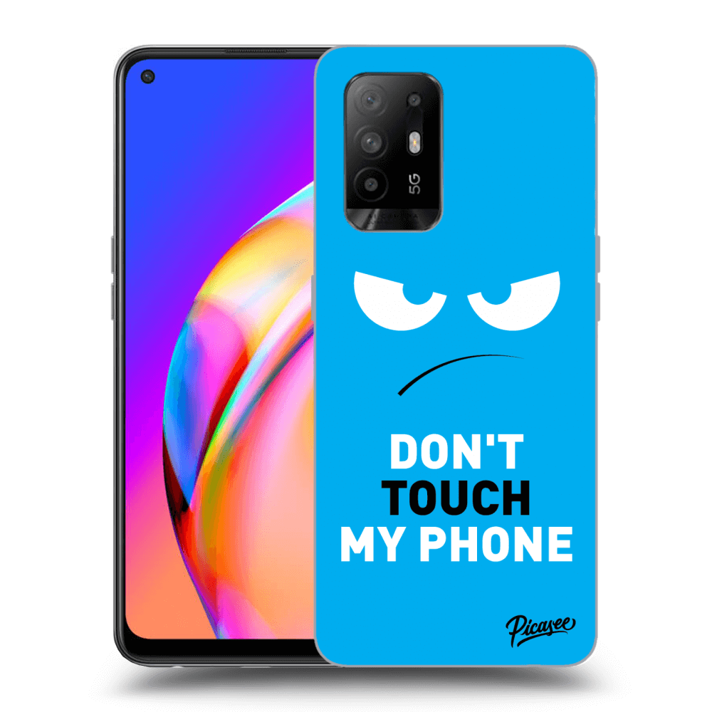 Picasee ULTIMATE CASE za OPPO A94 5G - Angry Eyes - Blue