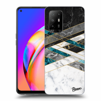 Ovitek za OPPO A94 5G - Black & White geometry