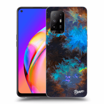 Picasee silikonski črni ovitek za OPPO A94 5G - Space