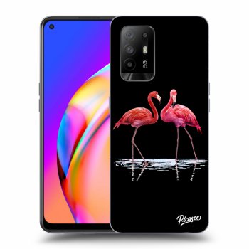 Ovitek za OPPO A94 5G - Flamingos couple