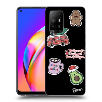 Ovitek za OPPO A94 5G - Christmas Stickers