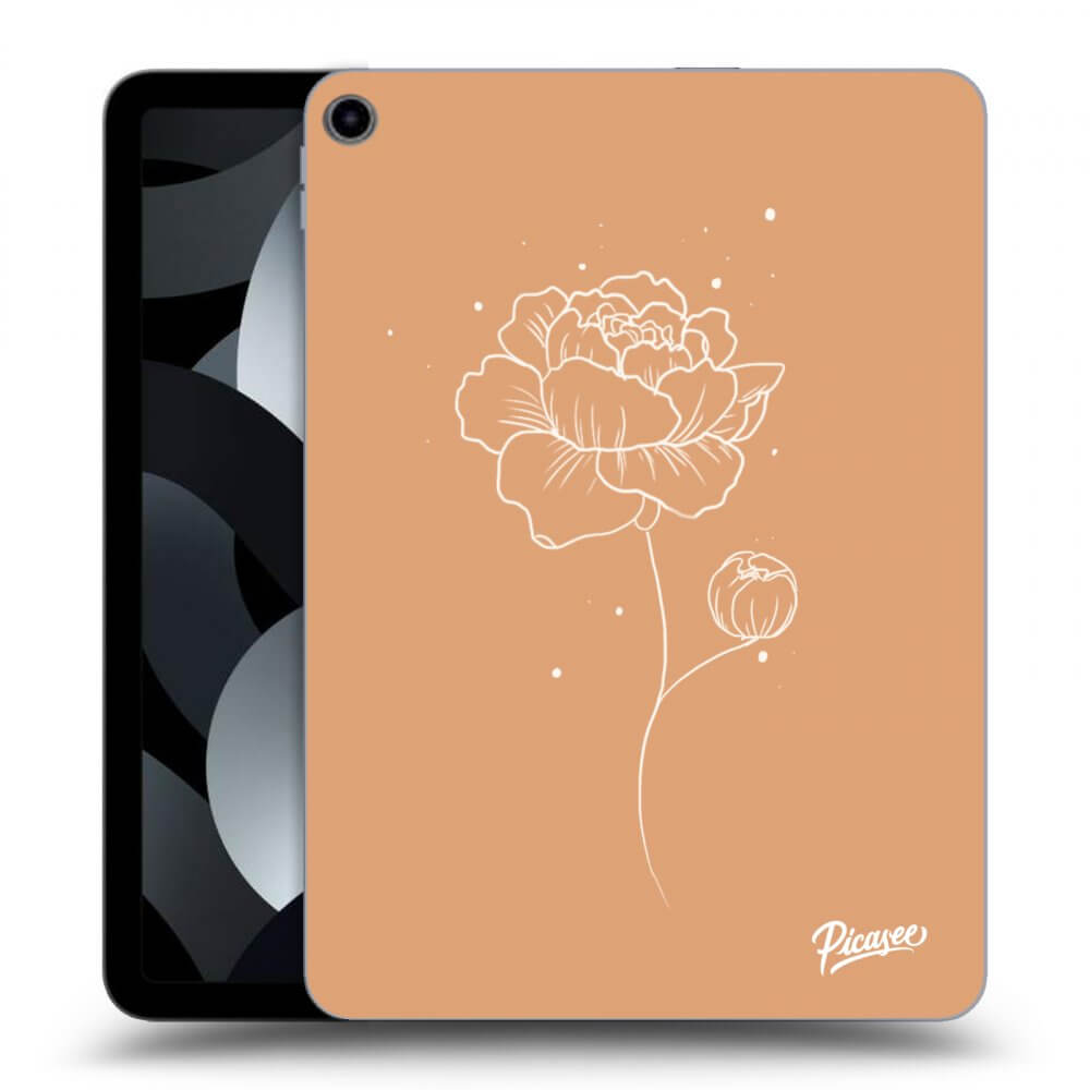 Picasee silikonski črni ovitek za Apple iPad 10,9" 2022 (10.generace) - Peonies