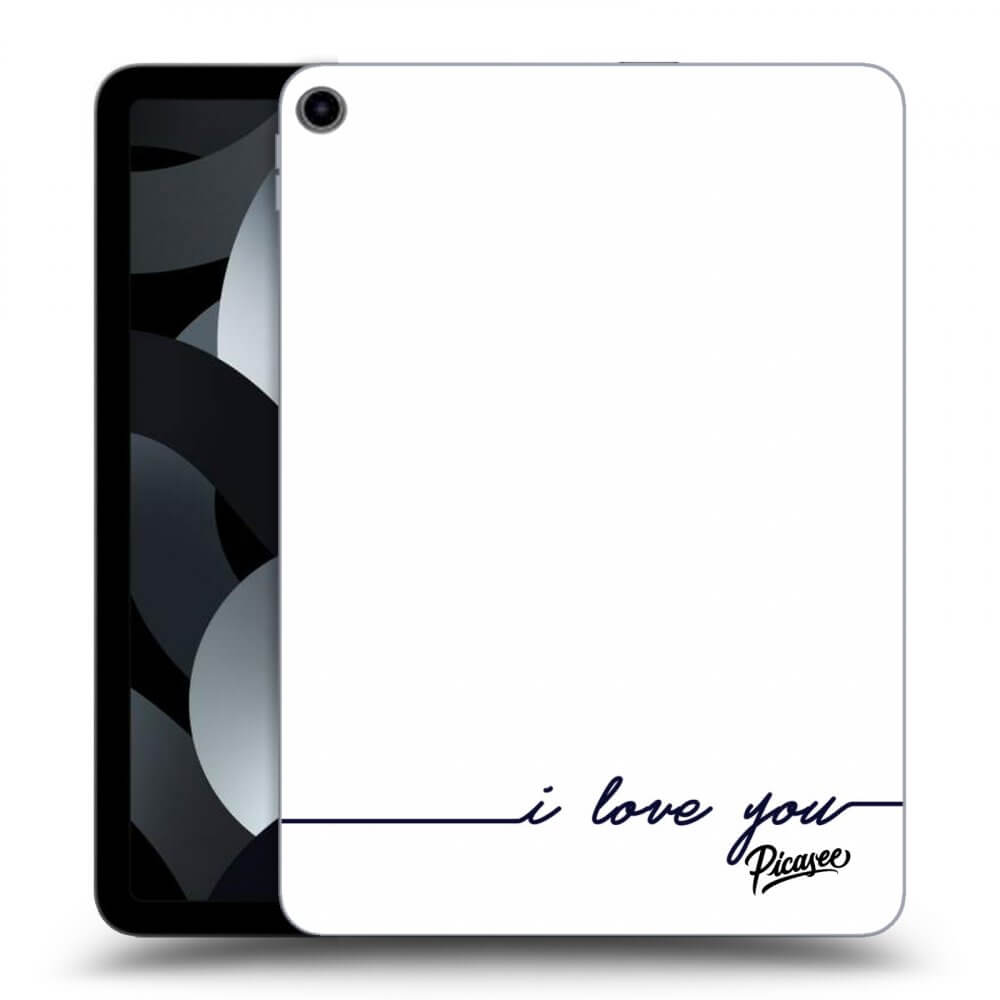 Silikonski črni Ovitek Za Apple IPad 10,9 2022 (10.generace) - I Love You