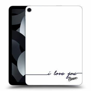 Picasee silikonski prozorni ovitek za Apple iPad 10,9" 2022 (10.generace) - I love you