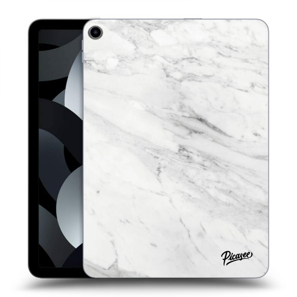 Picasee silikonski črni ovitek za Apple iPad 10,9" 2022 (10.generace) - White marble