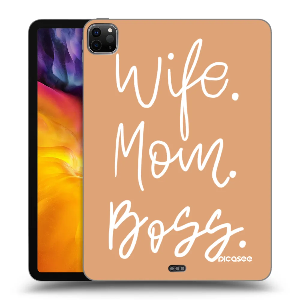 Picasee silikonski črni ovitek za Apple iPad Pro 11" 2022 M2 (4.generace) - Boss Mama