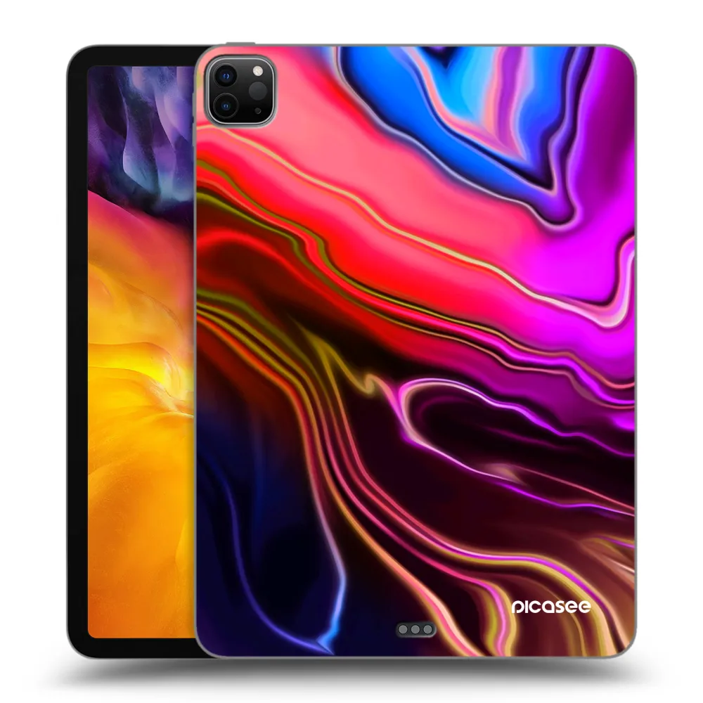 Picasee silikonski črni ovitek za Apple iPad Pro 11" 2022 M2 (4.generace) - Electric