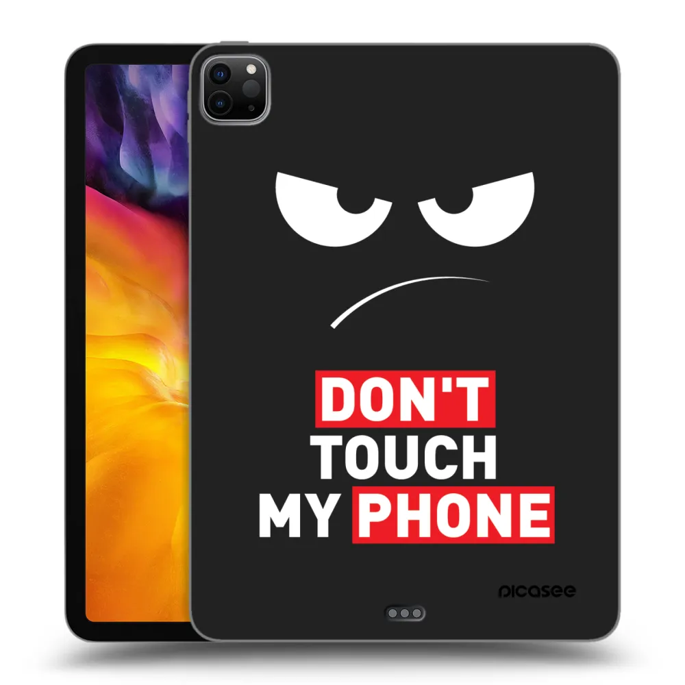 Picasee silikonski črni ovitek za Apple iPad Pro 11" 2022 M2 (4.generace) - Angry Eyes - Transparent