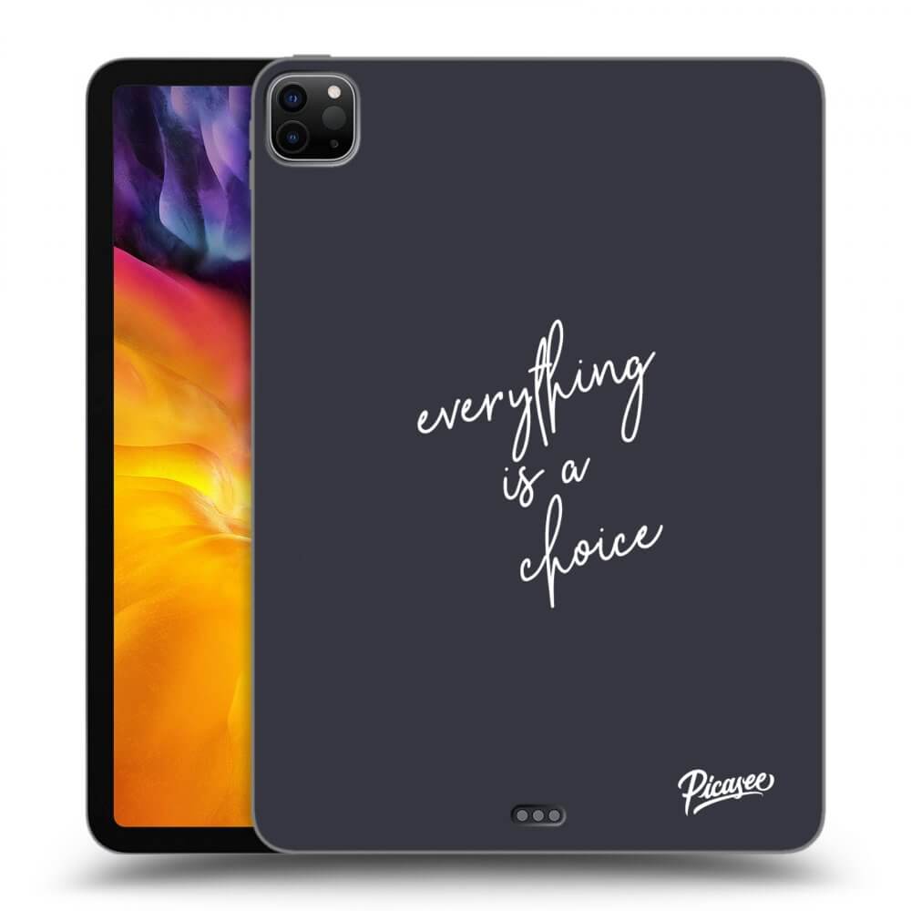 Picasee silikonski črni ovitek za Apple iPad Pro 11" 2022 M2 (4.generace) - Everything is a choice