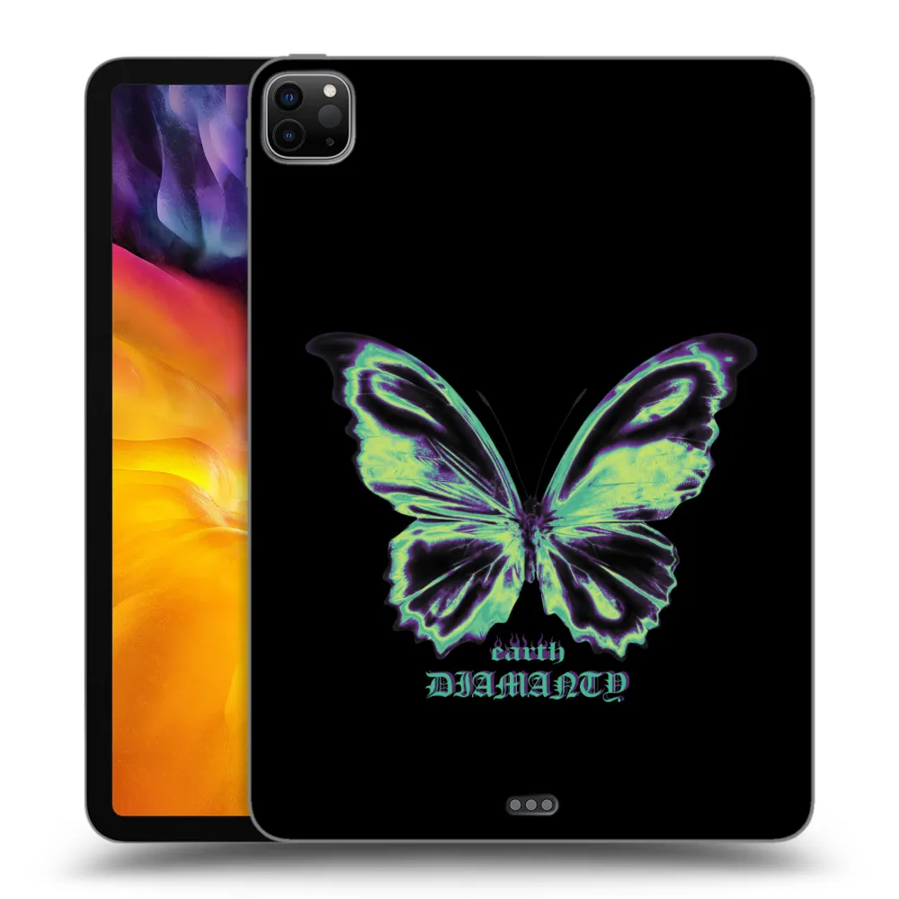 Picasee silikonski črni ovitek za Apple iPad Pro 11" 2022 M2 (4.generace) - Diamanty Blue