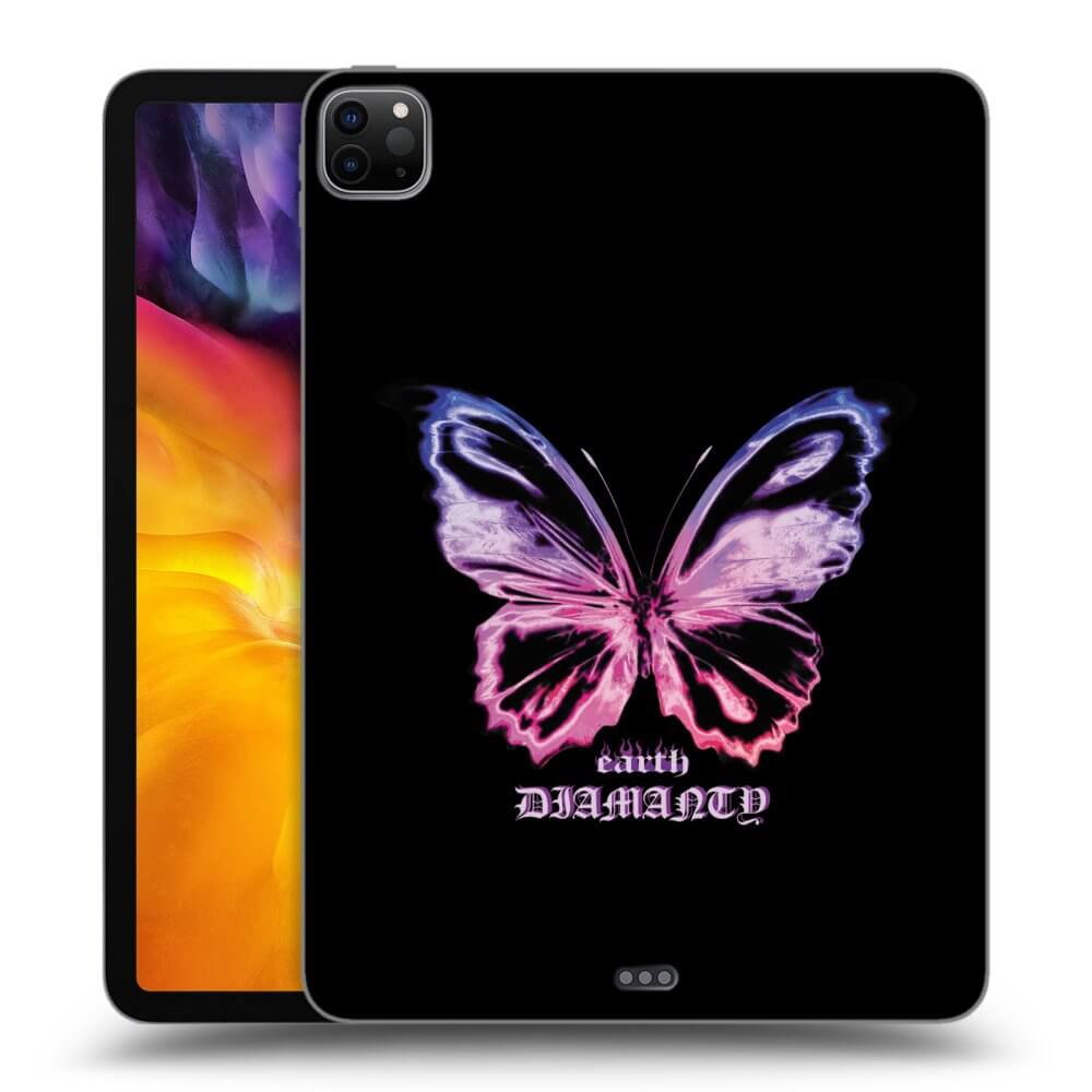 Picasee silikonski črni ovitek za Apple iPad Pro 11" 2022 M2 (4.generace) - Diamanty Purple