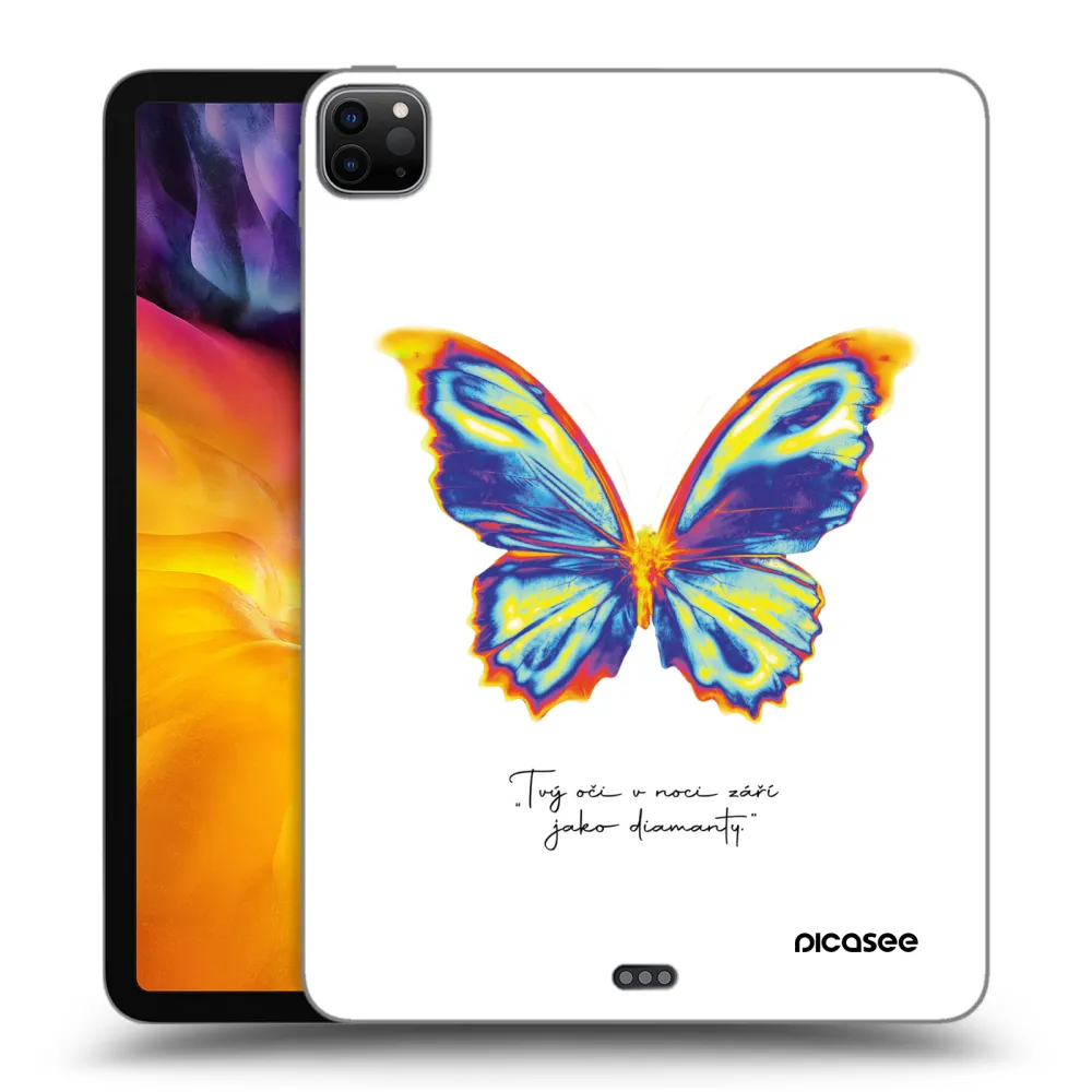 Picasee silikonski črni ovitek za Apple iPad Pro 11" 2022 M2 (4.generace) - Diamanty White