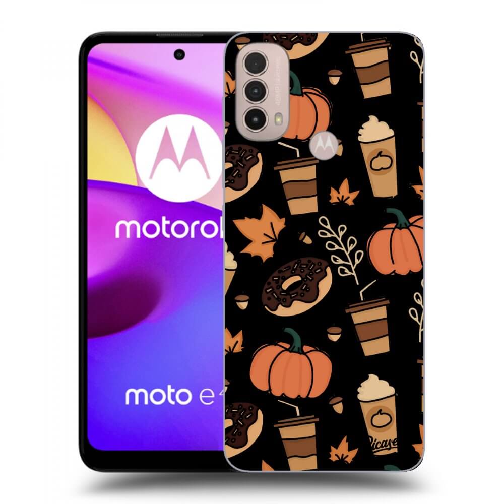 Picasee silikonski črni ovitek za Motorola Moto E40 - Fallovers