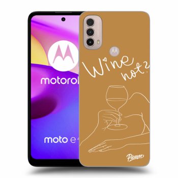 Ovitek za Motorola Moto E40 - Wine not