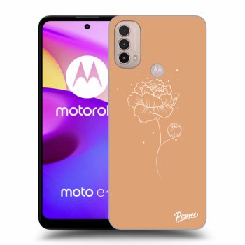 Ovitek za Motorola Moto E40 - Peonies