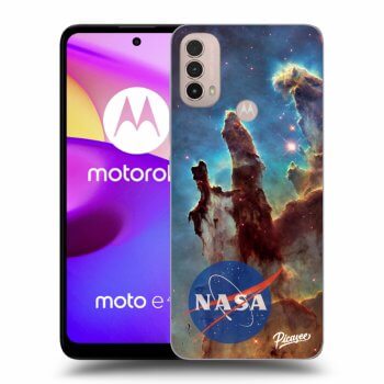 Picasee silikonski črni ovitek za Motorola Moto E40 - Eagle Nebula