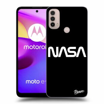 Picasee silikonski črni ovitek za Motorola Moto E40 - NASA Basic