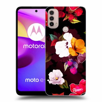 Ovitek za Motorola Moto E40 - Flowers and Berries