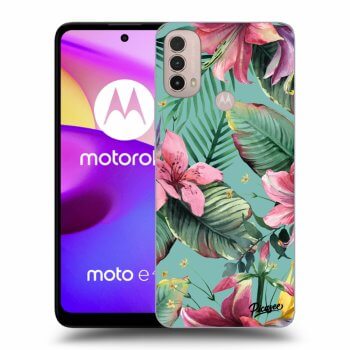 Picasee silikonski črni ovitek za Motorola Moto E40 - Hawaii