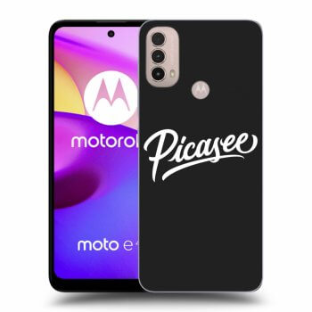 Picasee silikonski črni ovitek za Motorola Moto E40 - Picasee - White