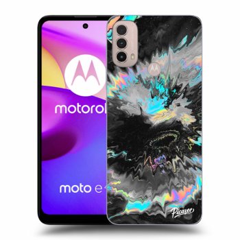 Picasee silikonski črni ovitek za Motorola Moto E40 - Magnetic