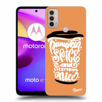 Ovitek za Motorola Moto E40 - Pumpkin coffee