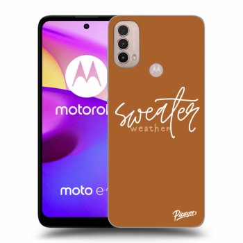 Ovitek za Motorola Moto E40 - Sweater weather