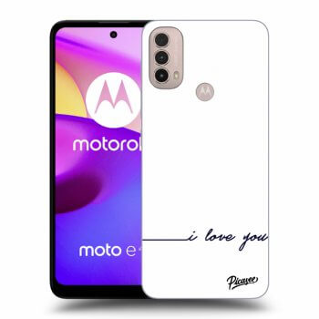 Ovitek za Motorola Moto E40 - I love you