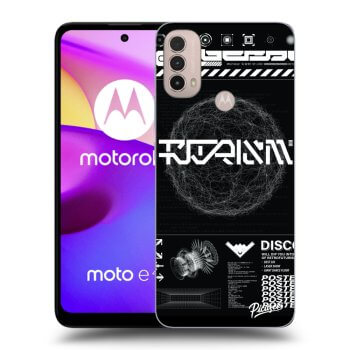 Ovitek za Motorola Moto E40 - BLACK DISCO