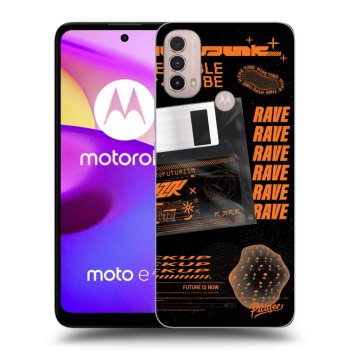 Picasee silikonski črni ovitek za Motorola Moto E40 - RAVE