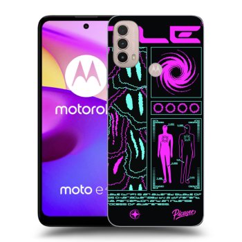 Picasee silikonski črni ovitek za Motorola Moto E40 - HYPE SMILE