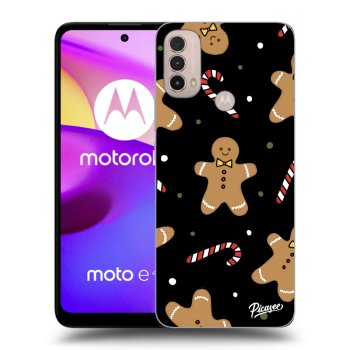 Picasee silikonski črni ovitek za Motorola Moto E40 - Gingerbread