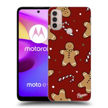Picasee silikonski črni ovitek za Motorola Moto E40 - Gingerbread 2