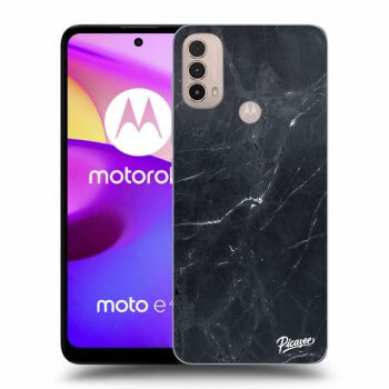 Ovitek za Motorola Moto E40 - Black marble