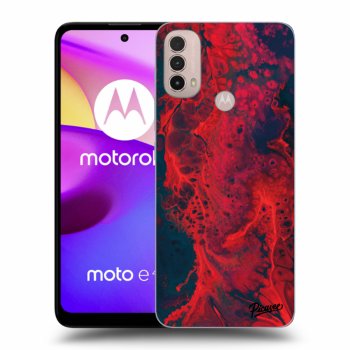Ovitek za Motorola Moto E40 - Organic red