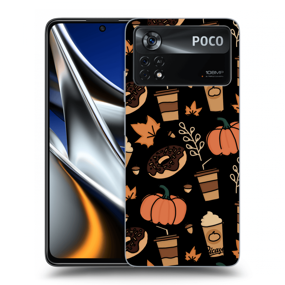 Picasee silikonski črni ovitek za Xiaomi Poco M4 Pro - Fallovers