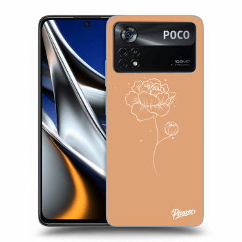 Ovitek za Xiaomi Poco M4 Pro - Peonies