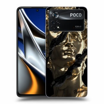 Picasee silikonski črni ovitek za Xiaomi Poco M4 Pro - Golder