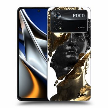 Ovitek za Xiaomi Poco M4 Pro - Gold - Black