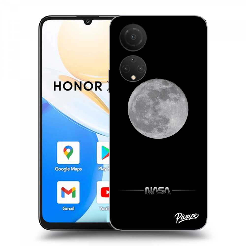 Picasee silikonski prozorni ovitek za Honor X7 - Moon Minimal