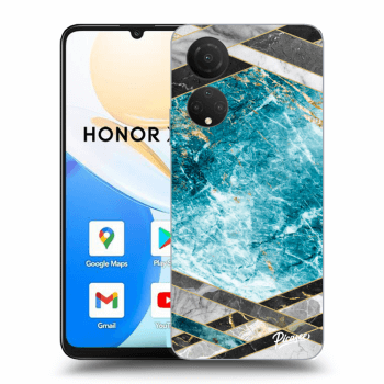 Ovitek za Honor X7 - Blue geometry