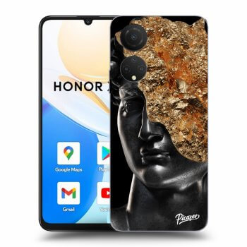 Picasee silikonski črni ovitek za Honor X7 - Holigger